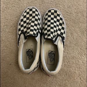 checkered vans